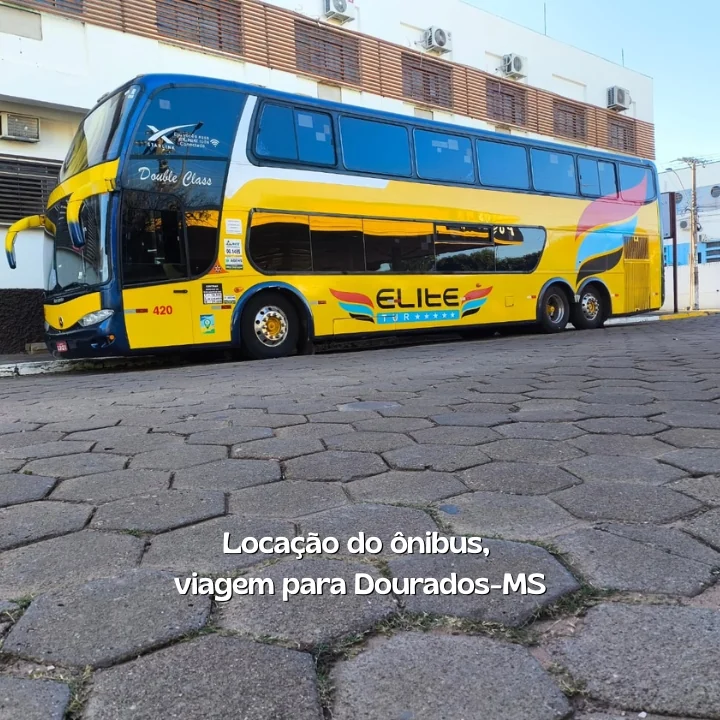 Locação de ônibus da Elite Tur Turismo para Dourados MS
